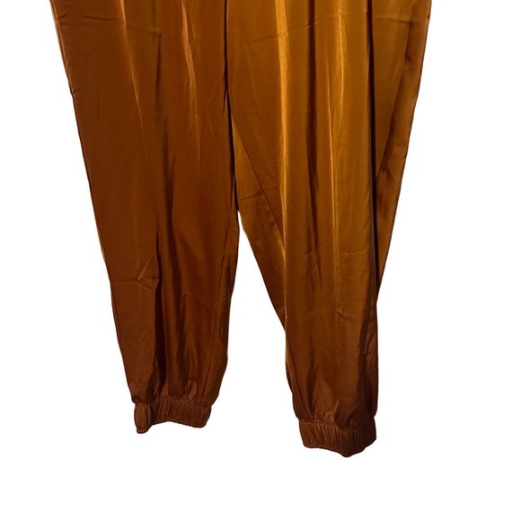 Calia brown jogger hem pants super soft fall harvest size L - Picture 5 of 8